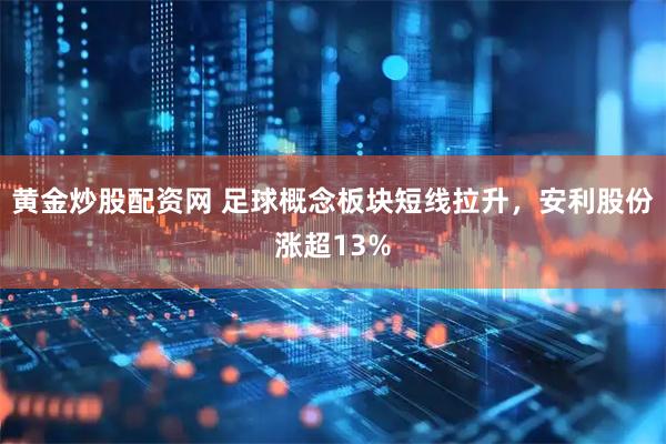 黄金炒股配资网 足球概念板块短线拉升，安利股份涨超13%