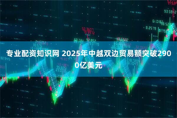 专业配资知识网 2025年中越双边贸易额突破2900亿美元